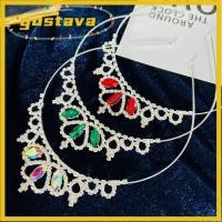 ราคา GUSTAVA ที่คาดผมมงกุฎเจ้าหญิง เครื่องประดับผมโลหะผสม Rhinestone Tiara ยางรัดผมอุปกรณ์วันเกิดมงกุฎคริสตัล (57912322073)