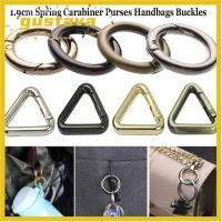 ราคา GUSTAVA 1 2 5pcs ฤดูใบไม้ผลิ O แหวนหัวเข็มขัดสามเหลี่ยม รอบ Push Trigger Outdoor Camping Carabiner สังกะสีตะขอ Snap Clasp คลิป (55262917133)