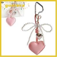 ราคา GUSTAVA พู่หัวใจรักจี้ หนังมันพู่ยาวโบว์หัวใจพวงกุญแจ แฟชั่น PU Pearl Bow พวงกุญแจ (54862058463)