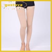 ราคา GUSTAVA 1 คู่ต้นขาถุงน่องการบีบอัดสูง พร้อมแถบซิลิโคนแน่น 20 30 mmHg สําเร็จการศึกษาถุงน่องความดัน เปิดนิ้วเท้ายืดหยุ่นสูงการบีบอัดรั้งห่อผู้ชาย (54311162291)