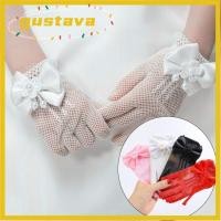 ราคา ถุงมือตาข่ายลูกไม้ GUSTAVA ถุงมือแต่งงานสําหรับเด็กโบว์โบว์บาง ถุงมือชุดมารยาทสั้น ถุงมือปาร์ตี้วันเกิดเจ้าหญิงวันหยุด (53412962638)