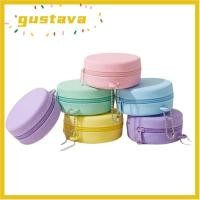 ราคา GUSTAVA กระเป๋าเก็บซิลิโคน กระเป๋าใส่เหรียญสีทึบทรงกลม แบบพกพาพร้อมเชือกเส้นเล็กมัลติฟังก์ชั่นกันน้ํามินิกระเป๋าสตางค์กระเป๋าจี้แต่งหน้าจัด (52261645880)