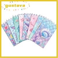 ราคา GUSTAVA 8 ชิ้น Memo Pad สมุดบันทึกกระเป๋าธีมนางเงือกแบบฉีกได้ หนังสือเล่มเล็กขดลวดเครื่องเขียนแบบพกพาขนาดเล็ก (54512094757)