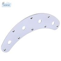 ราคา szsirui แผ่นควบคุมสวิตช์กีต้าร์ Curved BARE 8 รู 3 Pot Musicman jazz bass (50508189134)