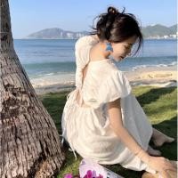 ราคา lovely white long dress (18658011306)