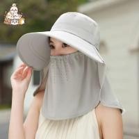 ราคา หมวกป้องกันรังสียูวีสําหรับผู้หญิงปีกกว้างพิเศษ360 ป้องกันรังสียูวีรอบทั้งหมดครอบคลุมคอหมวกแสงแดดปีกกว้างป้องกันรังสียูวีระบายอากาศผอมบางพับเก็บได้ (46760016025)