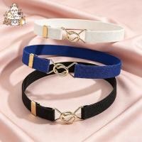 ราคา เข็มขัดเอวยางยืดผู้หญิง 2 5 ซม เข็มขัดยืดผอมพร้อมหัวเข็มขัดสีทอง เข็มขัด Cinch อเนกประสงค์สําหรับเดรส เสื้อโค้ทและชุดนักเรียน (46661169560)