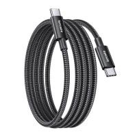 ราคา 2 เส้น สายชาร์จแรง 240W ยาว 2เมตร วัสดุถักไนลอนแข็งแรง รองรับโทรศัพท์ แท็บเล็ต ทุกรุ่น iPhone Huawei Samsung (46659352722)