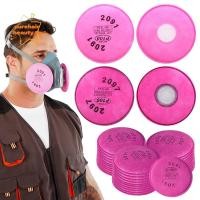ราคา PUREHAIRBEAUTY 1 ชิ้นผ้าฝ้ายกรอง Anti Glass Fiber Particulate อนุภาค P100 กรอง 6200 7502 7501 6800 Series 2097 2091 ฝาครอบกันฝุ่นตัวกรองแก๊ส (55561568666)