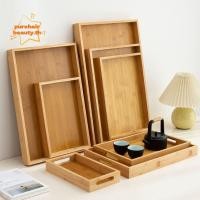 ราคา เพียวแฮร์บิวตี้ ถาดเก็บอาหาร มีหูจับ ถาดไม้ไม้ไผ่ไม้ธรรมชาติ ตกแต่งถาด สี่เหลี่ยมขนมพาเลท บ้าน (51611659309)