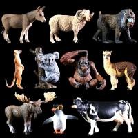 ราคา ของเล่นโมเดล Wildlife หายาก Pangolin Yak Cow Orangutan Alpaca Donkey Bat แพะแกะ (40622686361)