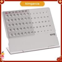 ราคา kimgarcia 1PCS เดสก์ท็อปปฏิทินรายเดือนการตั้งค่าคู่มือใช้ซ้ําสําหรับ 100 ปี (46612645711)
