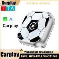 ราคา 2in1 Wireless Carplay Adapter AI Box Android AUTO Bluetooth5 0 WiFi USB Dongle Wired CarPlay to Wireless Carplay chruykgj th (48313185782)