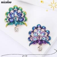 ราคา นิโคโลโล เข็มกลัดนกยูง ประกายสีนกยูงนกยูง พลอยเทียม เข็มกลัด ย้อนยุคเสื้อผ้าตกแต่งเครื่องประดับสัตว์คริสตัลขาผู้หญิง (57360762720)