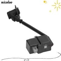 ราคา NICOLOO เปลี่ยนคอยล์จุดระเบิด เหล็กสีดําและโมดูลคอยล์จุดระเบิดยาง พร้อมลวดขนาดกะทัดรัดติดตั้งง่ายโมดูลจุดระเบิด Coil Pack สําหรับ STIHL MS251 MS261C (55312032866)