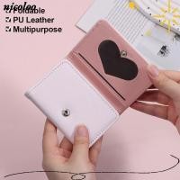 ราคา กระเป๋าใส่เหรียญ นิโคโล พับอเนกประสงค์กระเป๋าสตางค์สั้น แฟชั่นสีชมพู น่ารัก แมวพิมพ์หนัง ปู่ ผู้ถือบัตรเครดิตผู้หญิงสาวเดินทา (53262232767)