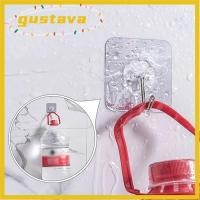 ราคา GUSTAVA 1 3 ชิ้นตะขอกาวในตัว ตะขอแขวนไร้รอยต่อโปร่งใสแบบไม่มีหมัด โหลดหนักที่แข็งแกร่งไม้แขวนเสื้อประตูผนังอเนกประสงค์ (50611903285)