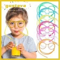 ราคา GUSTAVA Straw Drinking Glasses หลอดหมุนเวียนสีสันสดใสแบบใช้ซ้ําได้ หลอดห่วงโค้งงอได้แบบยืดหยุ่น PVC Novely Kids (49412187415)