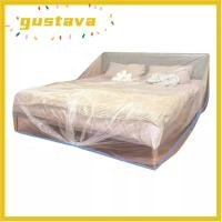 ราคา GUSTAVA ผ้าคลุมกันฝุ่นแบบใช้แล้วทิ้ง ขอบยางยืด PE โปร่งใส ฟิล์มกันฝุ่นพลาสติก ฝาครอบป้องกันเฟอร์นิเจอร์แบบใช้แล้วทิ้งแบบใสกันน้ําอเนกประสงค์ป้องกันเฟอร์นิเจอร์ (46962987947)