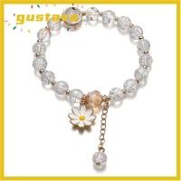 ราคา GUSTAVA สร้อยข้อมือโบฮีเมียน สร้อยข้อมือเดซี่เกาหลีนําโชคยางยืด สร้อยข้อมือลูกปัดคริสตัลหลากสี สไตล์โบฮีเมียน (52712159062)