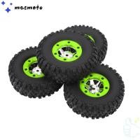 ราคา MASMITO 4 ชิ้น RC รถล้อ Tyre ชุด ยางสีดํารีโมทคอนโทรลรถยาง ทนทาน Enhanced Grip RC รถล้อสําหรับ WLtoys 12428 12427 124006 รถบังคับ รถบังคับ (52812509845)