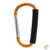 ราคา WXDX TH 2 ชิ้น Carabiner Hook D แหวนอลูมิเนียม Carabiner ทนทาน Ultra Strong Heavy Duty Carabiner กีฬากลางแจ้ง (53512556631)