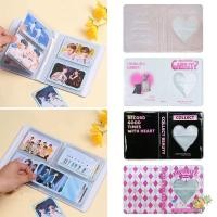 ราคา WXDX TH Photocard Holder Love Heart Hollow Photo Album Mini PVC 64 Pockets Photo Holder (47862680594)