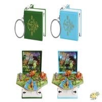 ราคา WXDX TH หนังสือพวงกุญแจของเล่น ของขวัญ Mini Pop Up พวงกุญแจ แฟชั่นน่ารัก Party Favors ไดโนเสาร์ฉากโลกไดโนเสาร์ Figures Book (47311671979)