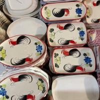 ราคา พร้อมส่ง จานเซรามิค ลายไก่ จานใส่ของทานเล่น มีให้เลือกหลายแบบ เซรามิคลำปาง (46407518154)