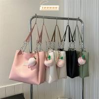 ราคา TEEWOW Tote Bag กระเป๋าสะพายมือสบายหลากสี กระเป๋าทรงถังหนัง PU ความจุขนาดใหญ่แฟชั่น (56210932471)