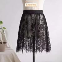 ราคา TEEWOW กระโปรงตาข่ายลูกไม้ Elegant 2 ยาวกระโปรง Tulle แฟชั่นสุภาพสตรีลูกไม้โปร่งใส Tulle กระโปรงมินิสุภาพสตรี (55310939058)