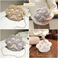 ราคา TEEWOW กระเป๋าสะพายไหล่ผู้หญิงขน มารยาทนุ่มปุยกระเป๋าสะพายข้างกระเป๋าถือ (51860978807)