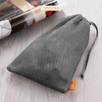 ราคา ทีว้าว กระเป๋าใส่สายชาร์จข้อมูลโทรศัพท์ ถุงเก็บเชือกรูดอเนกประสงค์ไนลอน กระเป๋าหูรูดตาข่ายหูฟังกล่องสายเคเบิลข้อมูลที่ชาร์จ (47257498735)