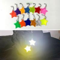 ราคา STARYSWAY Reflectors Keyrings กระเป๋าจี้พวงกุญแจ PVC Key Ring สีสันความปลอดภัย Reflectors พวงกุญแจ (46108514078)