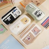 ราคา AFTEROF Pencil กระเป๋าใส่ปากกาดีไซน์ซิปหลายชั้น ที่จัดระเบียบเครื่องเขียนความจุขนาดใหญ่แฟชั่น (58011891186)