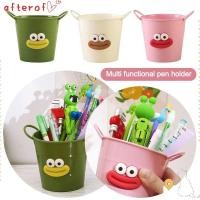 ราคา ดินสอ AFTEROF ที่ใส่ดินสอ DIY ความจุขนาดใหญ่ การ์ตูนทรงกลมน่ารัก Big Mouth Desktop Storage Buckets นักเรียนเครื่องเขียน (57661891350)