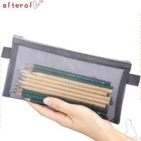 ราคา AFTEROF กระเป๋าดินสอตาข่าย ไนลอนซิปโปร่งใสกระเป๋าเครื่องเขียน โปร่งใสขนาดใหญ่ ความจุเครื่องเขียนเครื่องเขียนกระเป๋านักเรียน (55461883326)