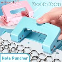 ราคา AFTEROF Double Holes Puncher Binding Aid Tools Metal Round Hole Puncher Professional DIY Punching Tool Double Holes Round Paper Puncher สํานักงานโรงเรียน (52011879349)