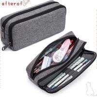 ราคา AFTEROF Nylon Pencil Portable Cute Double Layered Stationery Box Creative Kids Pen Bag School Supplies Student Stationery Bag (50761888035)