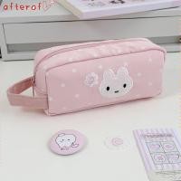 ราคา AFTEROF กระเป๋าใส่ปากกา ดินสอสีชมพูแบบใช้มือถือ กระเป๋าเครื่องเขียนออกแบบซิปความจุขนาดใหญ่ลายกระต่ายดาว (49711898986)