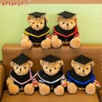 ราคา AFTEROF ตุ๊กตาหมีรับปริญญา ตุ๊กตาหมีตุ๊กตาหมวกหมอนุ่ม 27 ซม น่ารักสวมใส่เสื้อปริญญาตรีตุ๊กตาสัตว์นักเรียน (47811911315)
