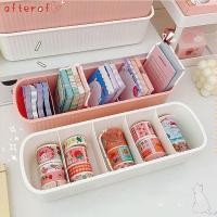 ราคา อัฟเตอร์อฟ การเขียน กล่องเก็บที่ซ้อนทับที่ทนทาน ช่องความจุขนาดใหญ่แบบพกพามัลติฟังก์ชั่ชั้นวางสินค้าเครื่องเขียน (47461916426)