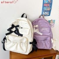 ราคา AFTEROF กระเป๋าเป้เด็กผู้หญิง กระเป๋านักเรียนนักเรียนน้ําหนักเบากันขโมย กระเป๋าสะพายไนลอนความจุขนาดใหญ่ (44511904209)