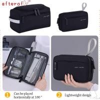 ราคา AFTEROF Travel Toiletry Bag 3 in 1 Cloth Toiletry Organizer Kit Portable With Compartments Folding Handheld Waterproof Shaving Bag Business (44232104522)