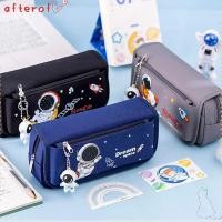 ราคา ดินสอ AFTEROF กระเป๋าใส่ปากกาทนสิ่งสกปรกความจุขนาดใหญ่ลายการ์ตูนนักบินอวกาศสี่ สองชั้นกระเป๋าเครื่องเขียนนักเรียน (53911888009)