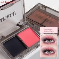 ราคา AFTEROF Eyeshadow Palette Dark Night Double Colours Eye Pigment Eyeshadow Glitter Gothic Black Eyes Makeup (47760019514)