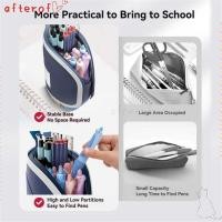 ราคา AFTEROF กระเป๋าดินสอแบบยืดหดได้ ดินสอยืน 2 in 1 แนวตั้ง ที่ใส่ปากกานักเรียนแบบพกพาแฟชั่นที่ใส่อุปกรณ์บนโต๊ะ (56811878896)
