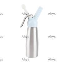 ราคา AHYS Whipped Cream Dispenser 500mL อลูมิเนียมครีม Whipper Reusable Canister แบบพกพาครีม Foamer Home Kitchen DIY Baking (52311412530)