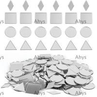 ราคา AHYS 200PCS DIY Craft Mirror สติกเกอร์ Multi Shape กระจกอะคริลิคกระเบื้อง Decals Creative DIY อุปกรณ์เสริม 2 5 ซม เพชรหัวใจ Waterdrop กระจก Wall Art สติกเกอร์ตกแต่งบ้าน (50860217201)