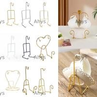 ราคา อ่า ถ้วยและจานรองยืนแสดง โลหะตกแต่งถ้วยชาชั้นเก็บ การจัดเก็บที่ทนทานออแกไนเซอร์ที่ใส่ถ้วยกาแฟถาดชา (47411160510)